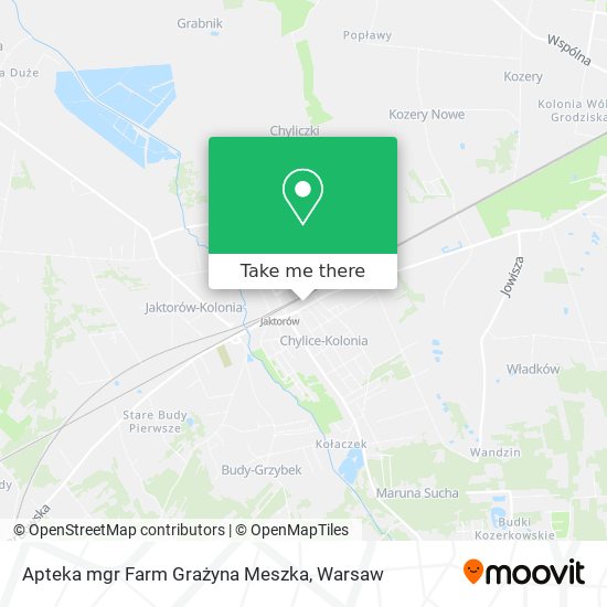 Карта Apteka mgr Farm Grażyna Meszka