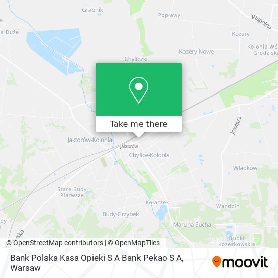 Bank Polska Kasa Opieki S A Bank Pekao S A map