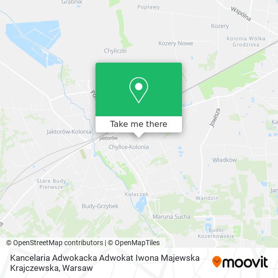 Kancelaria Adwokacka Adwokat Iwona Majewska Krajczewska map