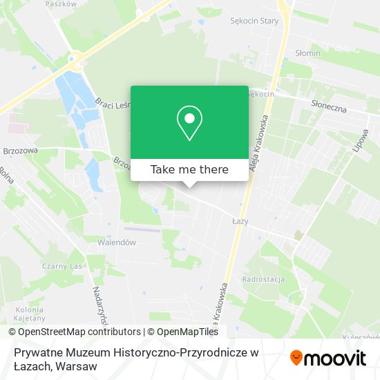 Prywatne Muzeum Historyczno-Przyrodnicze w Łazach map