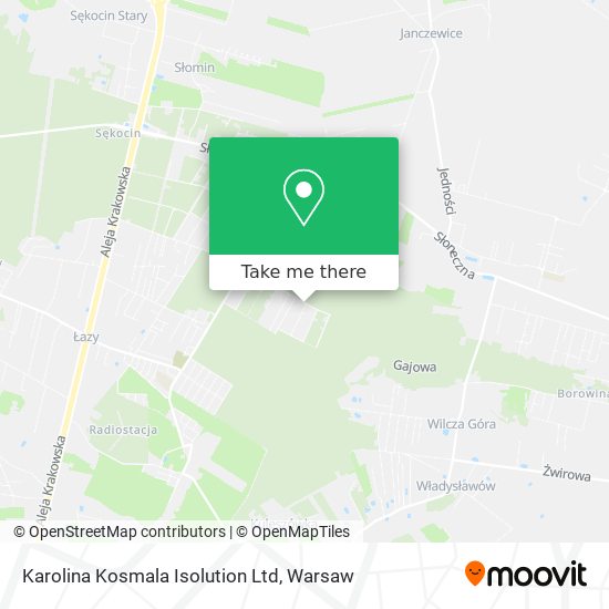 Karolina Kosmala Isolution Ltd map