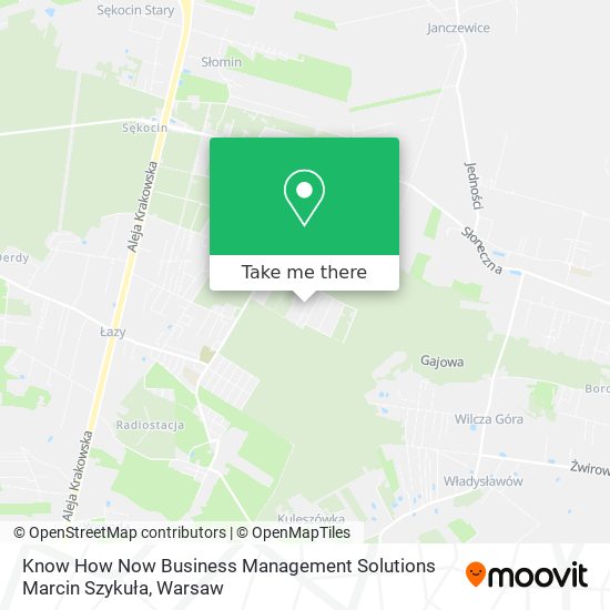 Карта Know How Now Business Management Solutions Marcin Szykuła