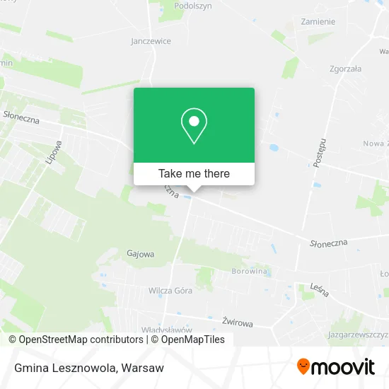 Gmina Lesznowola map