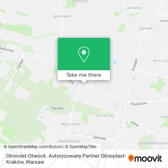 Oknovist-Otwock. Autoryzowany Partner Oknoplast-Kraków map