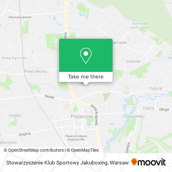 Stowarzyszenie Klub Sportowy Jakuboxing map