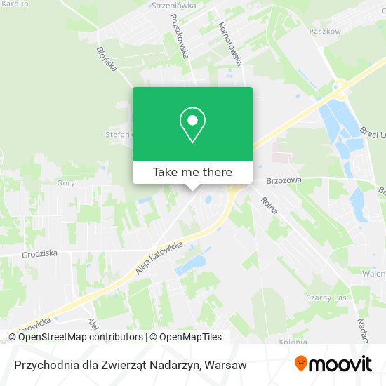 Przychodnia dla Zwierząt Nadarzyn map