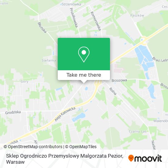 Sklep Ogrodniczo Przemyslowy Malgorzata Pezior map