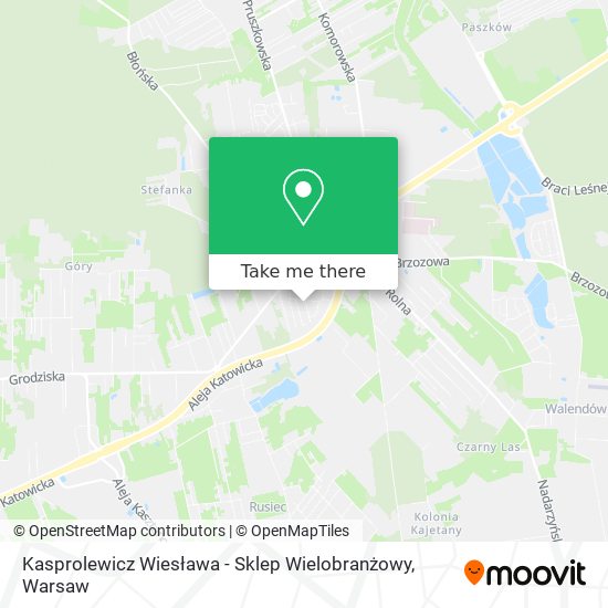 Kasprolewicz Wiesława - Sklep Wielobranżowy map