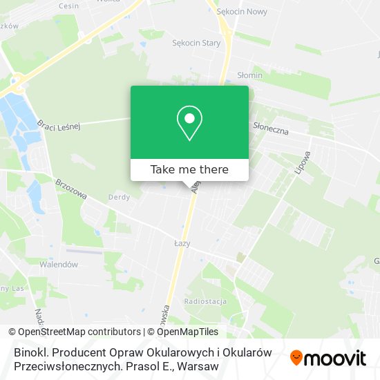 Binokl. Producent Opraw Okularowych i Okularów Przeciwsłonecznych. Prasol E. map