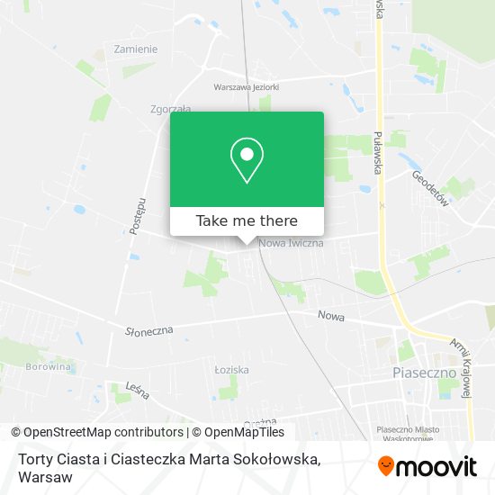 Torty Ciasta i Ciasteczka Marta Sokołowska map