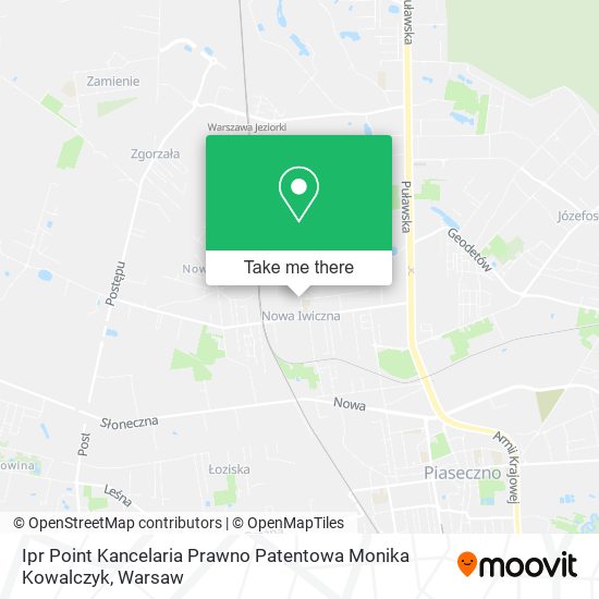 Ipr Point Kancelaria Prawno Patentowa Monika Kowalczyk map