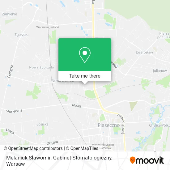 Melaniuk Sławomir. Gabinet Stomatologiczny map