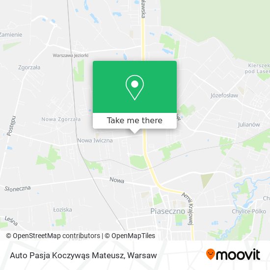 Auto Pasja Koczywąs Mateusz map