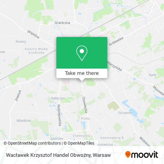 Wacławek Krzysztof Handel Obwoźny map