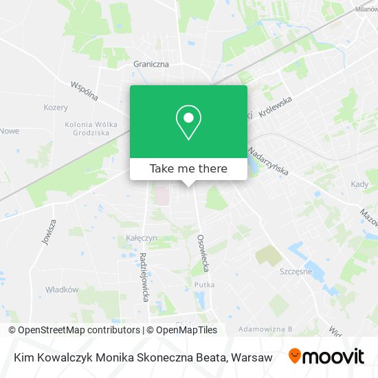 Kim Kowalczyk Monika Skoneczna Beata map