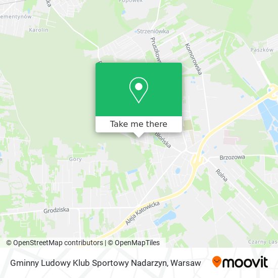 Gminny Ludowy Klub Sportowy Nadarzyn map