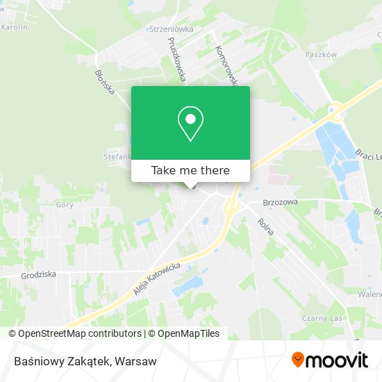 Baśniowy Zakątek map