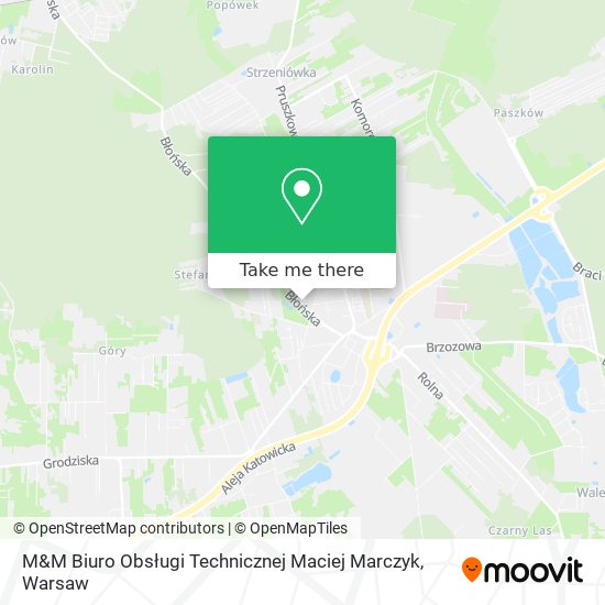 M&M Biuro Obsługi Technicznej Maciej Marczyk map