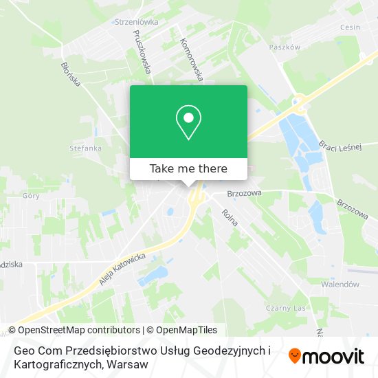 Geo Com Przedsiębiorstwo Usług Geodezyjnych i Kartograficznych map