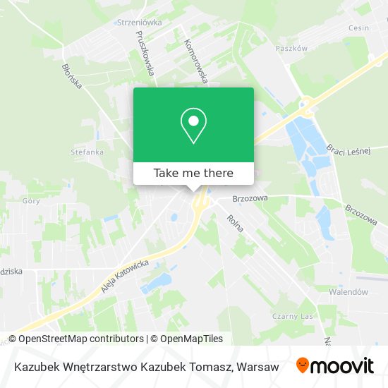 Kazubek Wnętrzarstwo Kazubek Tomasz map