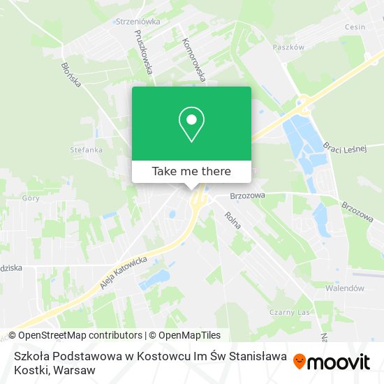 Szkoła Podstawowa w Kostowcu Im Św Stanisława Kostki map