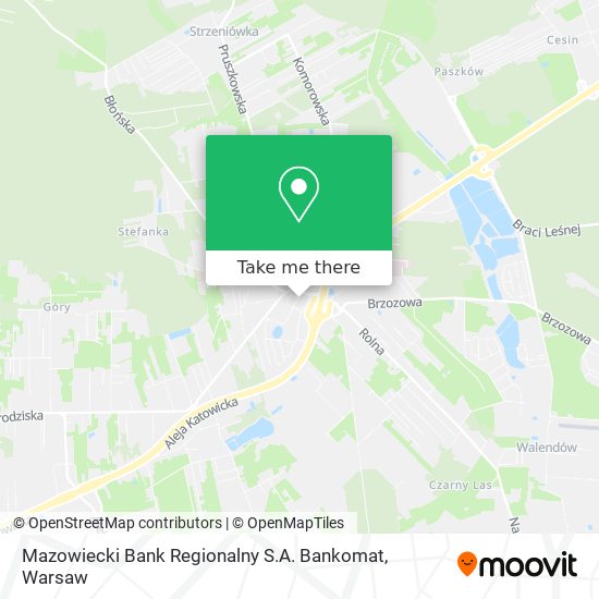 Mazowiecki Bank Regionalny S.A. Bankomat map