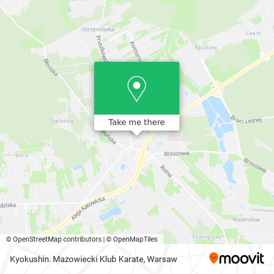 Kyokushin. Mazowiecki Klub Karate map