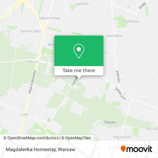 Magdalenka Homestay map