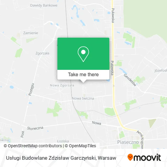 Usługi Budowlane Zdzisław Garczyński map