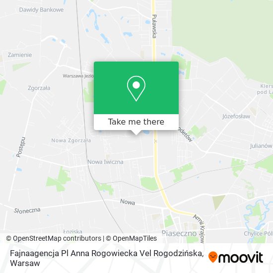 Fajnaagencja Pl Anna Rogowiecka Vel Rogodzińska map