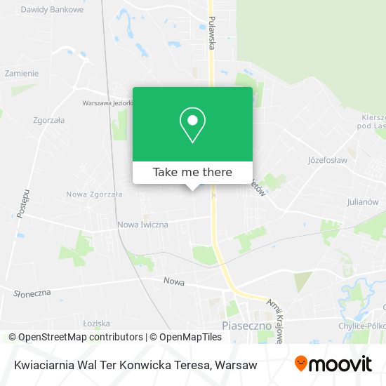 Kwiaciarnia Wal Ter Konwicka Teresa map