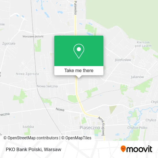 PKO Bank Polski map