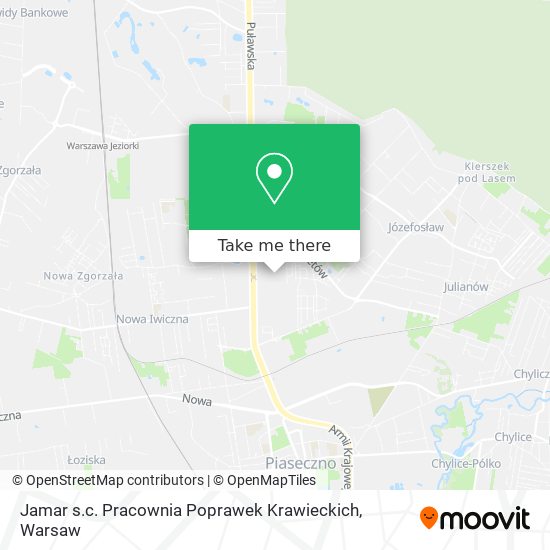 Jamar s.c. Pracownia Poprawek Krawieckich map