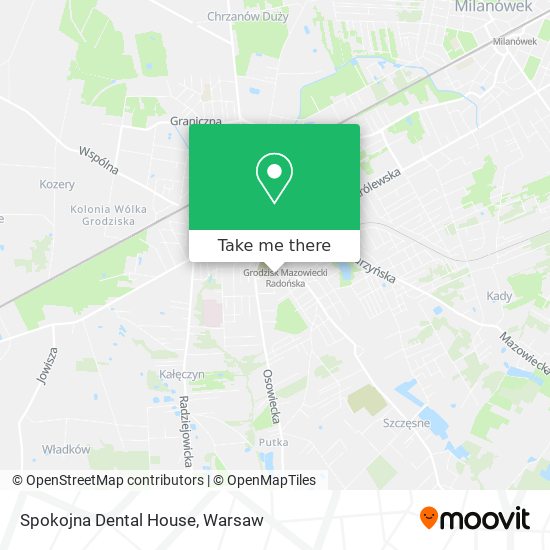 Spokojna Dental House map