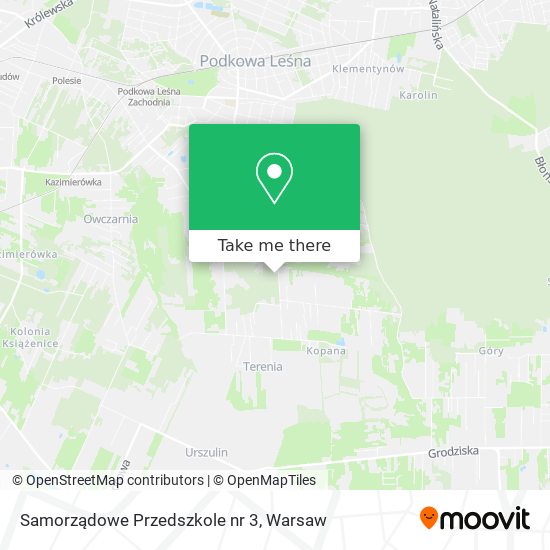 Samorządowe Przedszkole nr 3 map