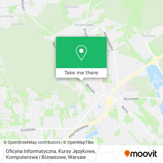 Oficyna Informatyczna. Kursy Językowe, Komputerowe i Biznesowe map