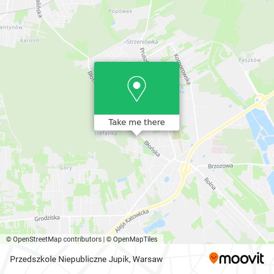 Przedszkole Niepubliczne Jupik map