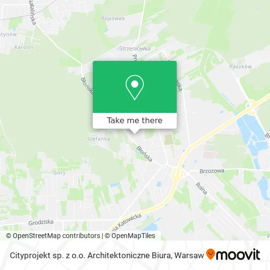 Карта Cityprojekt sp. z o.o. Architektoniczne Biura