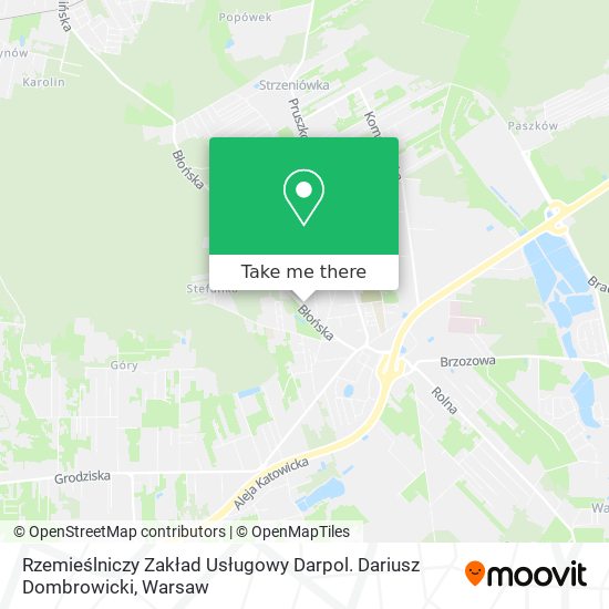 Rzemieślniczy Zakład Usługowy Darpol. Dariusz Dombrowicki map