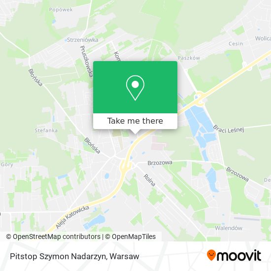 Pitstop Szymon Nadarzyn map