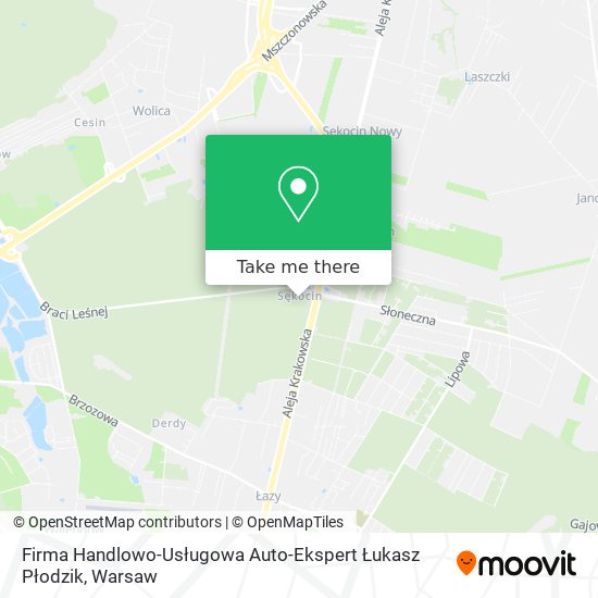 Firma Handlowo-Usługowa Auto-Ekspert Łukasz Płodzik map