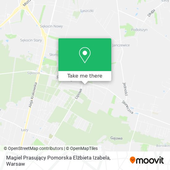 Magiel Prasujący Pomorska Elżbieta Izabela map