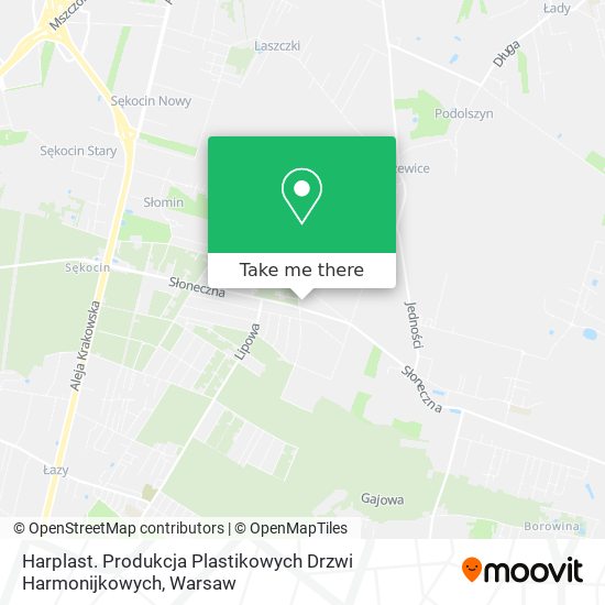 Harplast. Produkcja Plastikowych Drzwi Harmonijkowych map