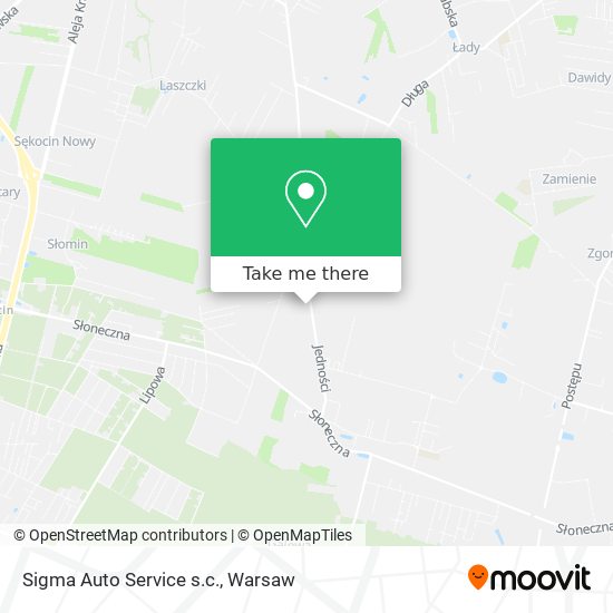 Sigma Auto Service s.c. map