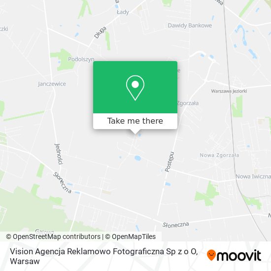 Vision Agencja Reklamowo Fotograficzna Sp z o O map