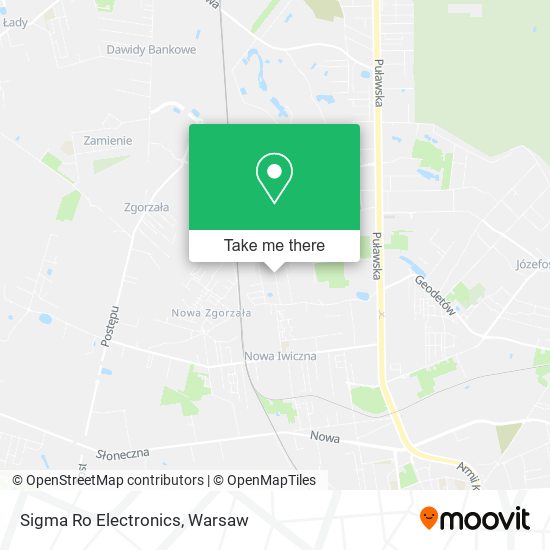 Sigma Ro Electronics map