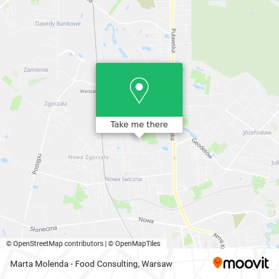 Marta Molenda - Food Consulting map