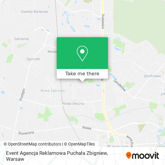 Event Agencja Reklamowa Puchała Zbigniew map