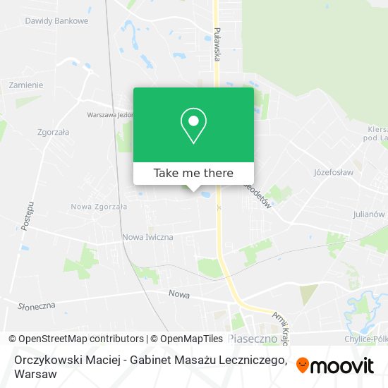 Orczykowski Maciej - Gabinet Masażu Leczniczego map