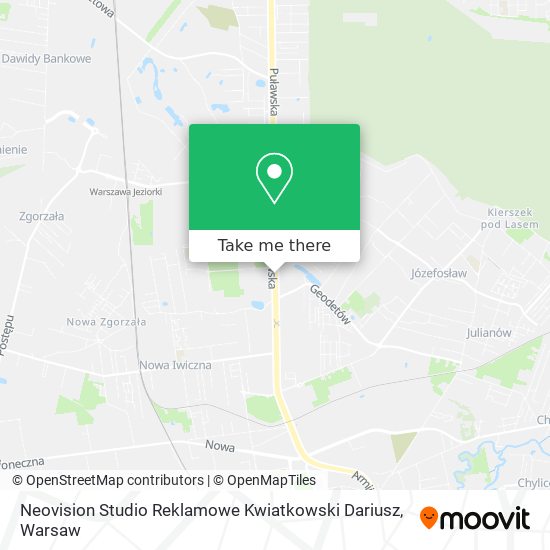 Neovision Studio Reklamowe Kwiatkowski Dariusz map